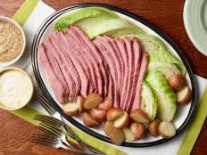 Food Network Kitchen’s Corned Beef and Cabbage, as seen on Food Network.