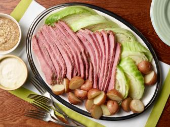 Food Network Kitchen’s Corned Beef and Cabbage, as seen on Food Network.