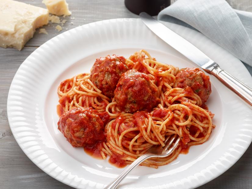 Food Network Kitchen’s Italian-American Meatballs for the Your Guide to Cooking for a Crowd episode of How to Boil Water, as seen on Food Network.
