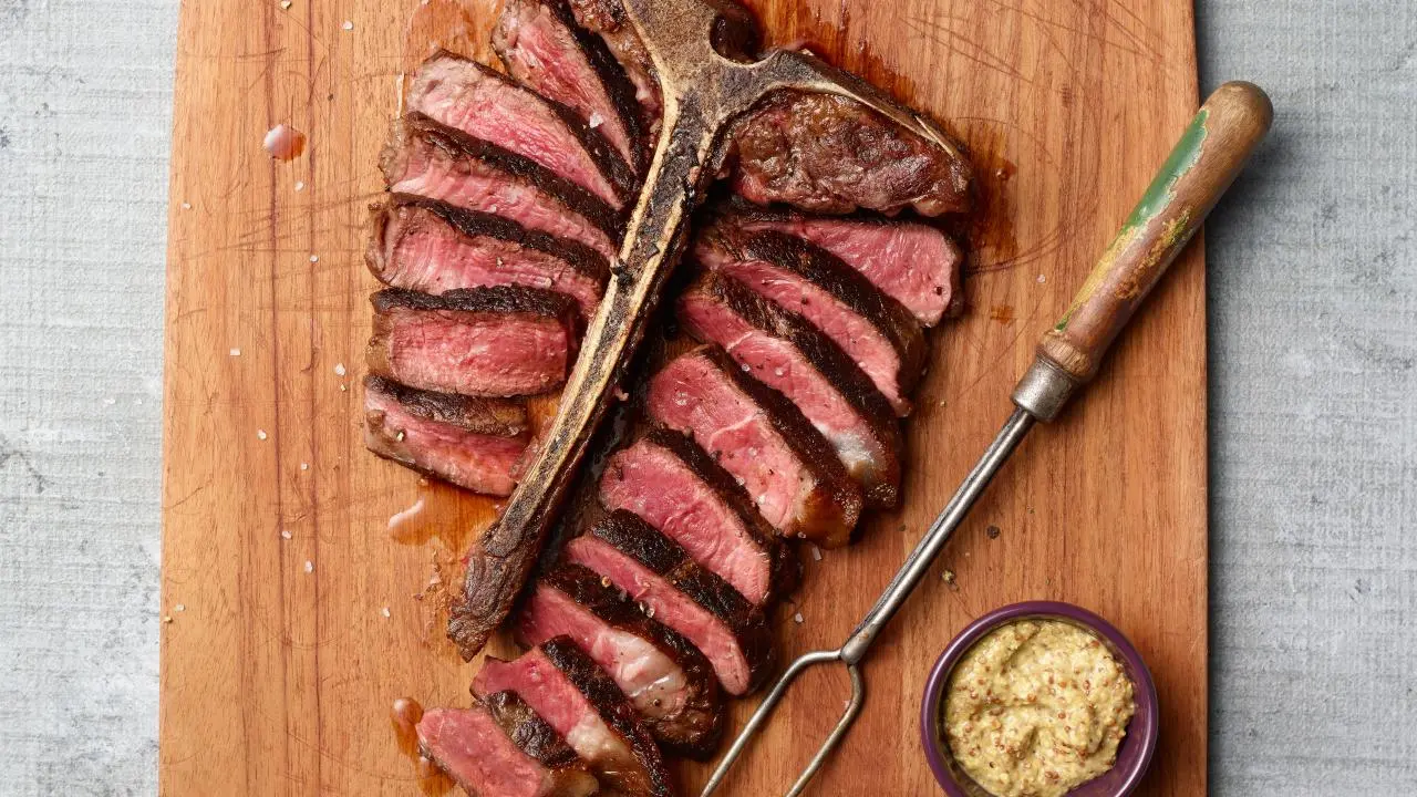 Grilling t bone steak medium rare 2025