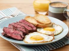 Food Network Kitchen’s Steak and Eggs, as seen on Food Network.