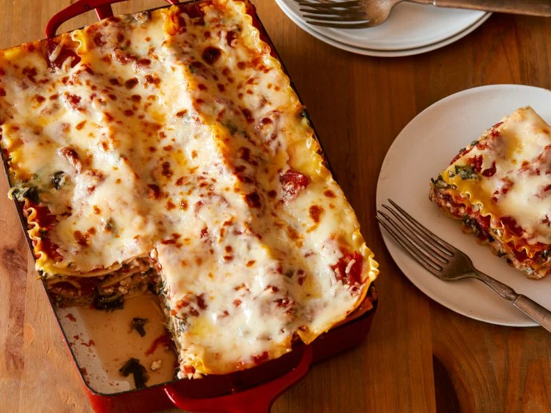 Four Cheese Spinach Lasagna