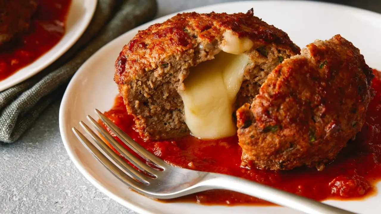 Mozzarella-Stuffed Meatloaves