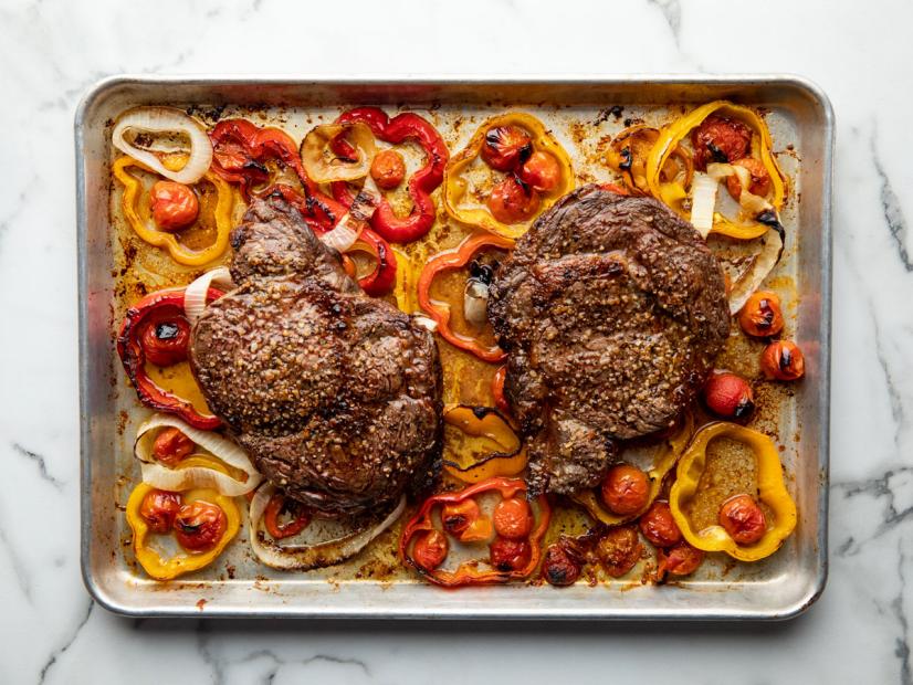 Steak Sheet Pan Supper Recipe | Ree Drummond | Food Network