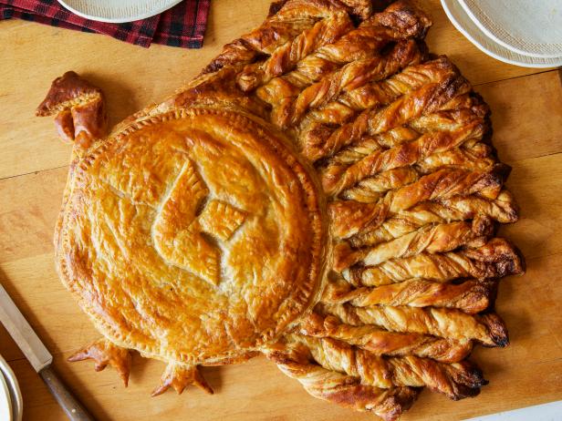 Apple Pie Puff Pastry Turkey