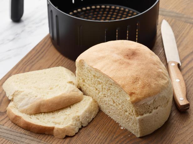 Food Network Kitchen’s Air Fryer Bread, as seen on Food Network.