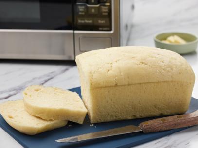 Food Network Kitchen’s Microwave Bread, as seen on Food Network.