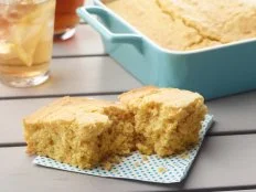 Food Network Kitchen’s No Cornmeal Cornbread, as seen on Food Network.