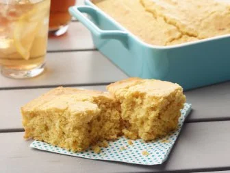 Food Network Kitchen’s No Cornmeal Cornbread, as seen on Food Network.