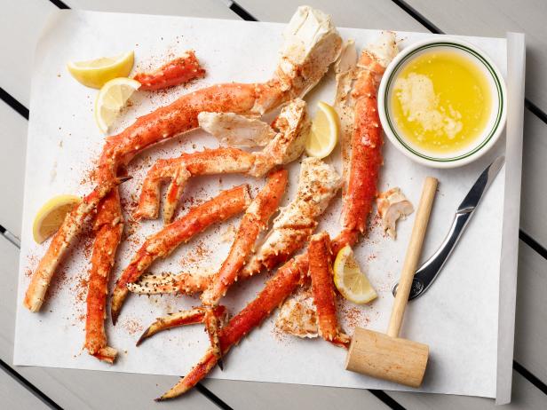 Food Network Kitchen’s Old Bay King Crab Legs, as seen on Food Network.