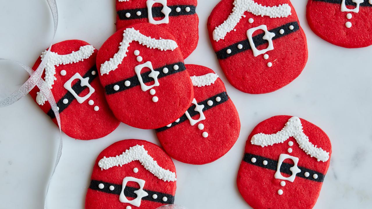 Santa Slice-and-Bake Cookies