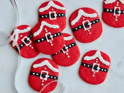 Food Network Kitchen’s Santa Slice-and-Bake Cookies.