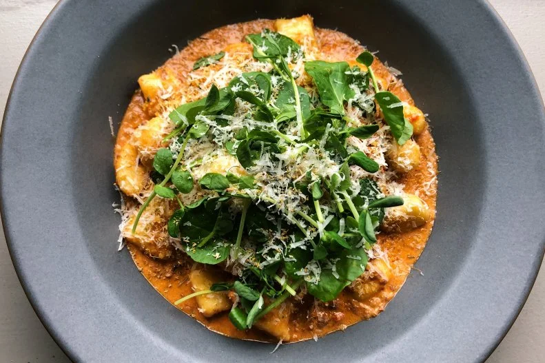 The creatively prepared food and cocktails at Oak at Fourteenth keeps the restaurant among Boulder’s most-popular spots. The contemporary dining room is constantly buzzing with folks noshing on New American dishes like crispy pork shoulder with pineapple fried rice paired with drinks made from small-batch spirits, house-barreled tequilas and other thoughtful libations. Pasta is not necessarily the specialty, but partners Bryan Dayton (beverage director) and chef Steven Redzikowski met while working together down the street at Italian specialist Frasca Food and Wine. So, yes, the pastas that are on the menu are incredible such as the locally inspired Colorado lamb Bolognese with mascarpone cheese, mint and rosemary crumb mixed with fluffy gnocchi.