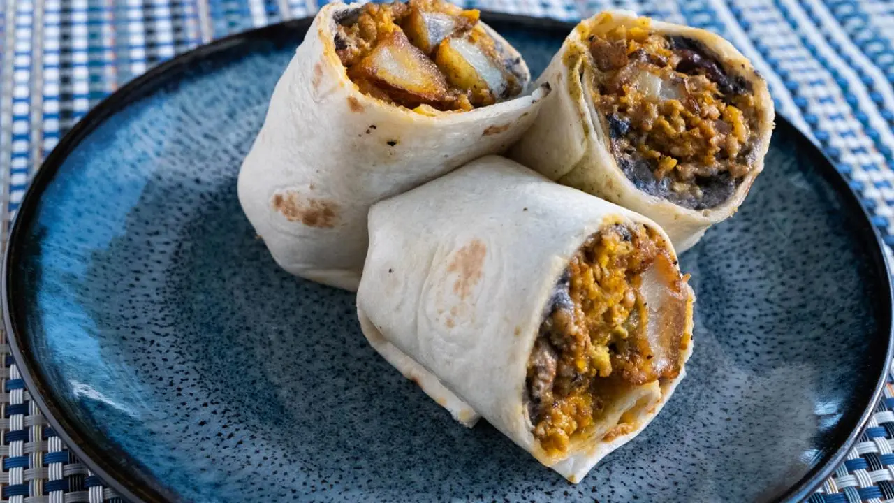Eric's Chorizo Breakfast Burritos