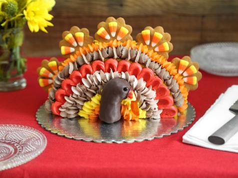 Sideways Turkey Cake