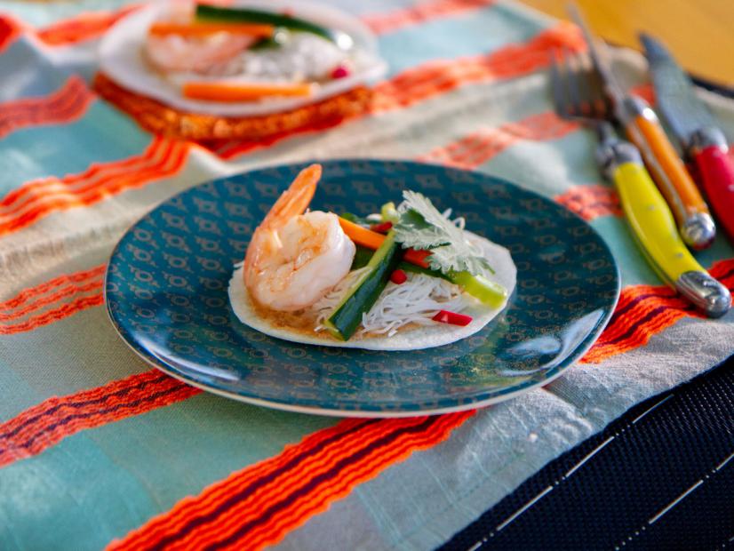 Beauty: Aarti Sequeira- Vietnamese Shrimp Springroll Tacos