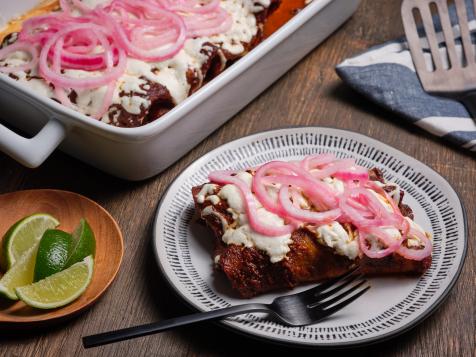 The Best Pork Enchiladas