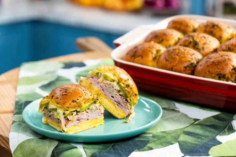 Jeff Mauro makes a Cuban Slider Bake, as seen on Food Network's The Kitchen