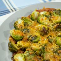 Katie Lee makes Parmesan Brussels Sprouts, as seen on Food Network's The Kitchen