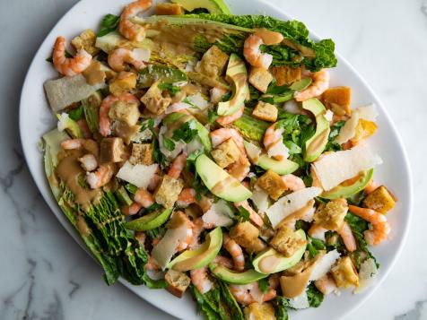 Caesar Salad with Shrimp