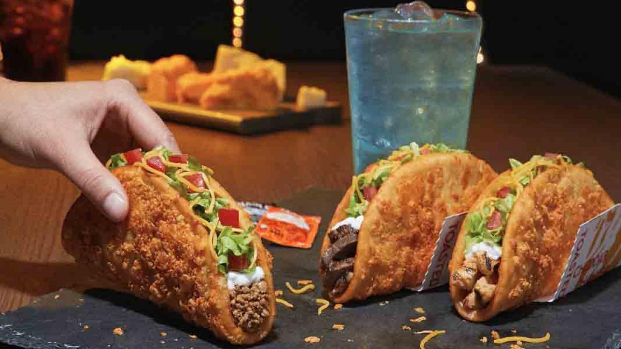 Taco Bell Adds Flamin Hot Cool Ranch Doritos Locos Taco to Menu