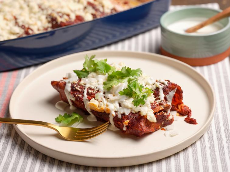 The Best Red Chicken Enchiladas Recipe | Food Network Kitchen | Food ...