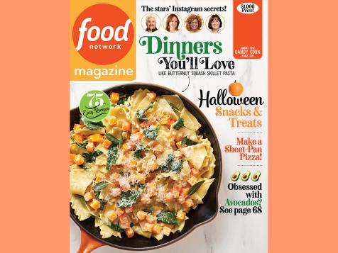 Food Network Magazine: October 2019 Recipe Index