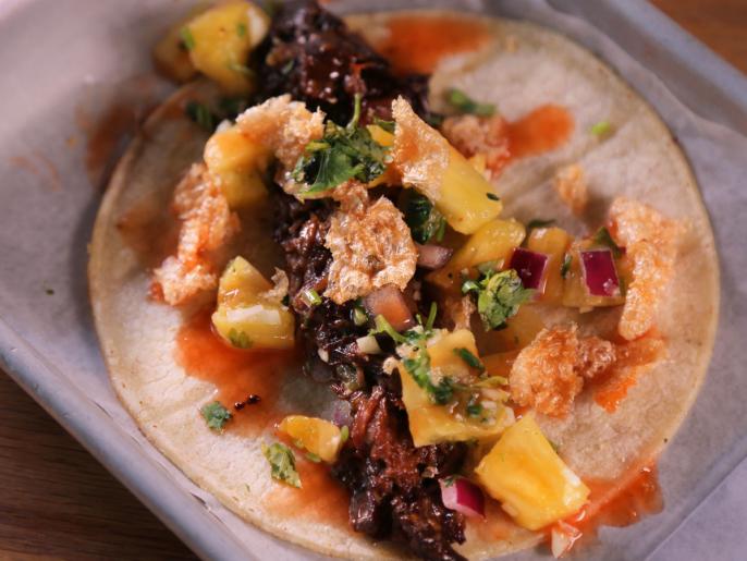 Braised Oxtail "Al Pastor" Taco Recipe Food Network
