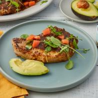 Cuban Pork Chops with Mojo, as seen on Food Network Kitchen.