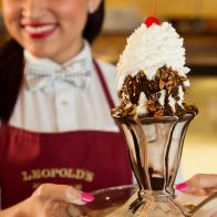 Since 1919 this Savannah institution has been serving up ice cream with the same recipe. And when in Georgia, it only makes sense to order a sundae with local pecans on it. The chocolate nut sundae here fills the bill with a classic sundae build: vanilla ice cream, chocolate syrup, whipped cream, a cherry and those prized pecans.
