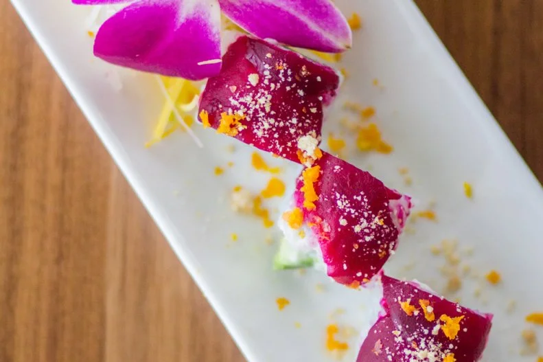 For many food lovers, one of the hardest things about going plant-based is giving up sushi. Shizen has got San Franciscans covered. The stylish izakaya and sushi bar serves exceptional fare with skillfully prepared vegetables and starches that impeccably mimic Japanese seafood favorites. Its version of spicy tuna, the ever-popular Tofuna roll, combines chile-dusted minced tofu with cucumber and rich avocado sprinkled with chile tobiko. The gyoza — pan-fried vegetable- and tofu-stuffed dumplings — are just as craveable as the pork-filled ones found everywhere else. And the hearty bowls of ramen are ideal for warming your bones on a cold San Francisco night (in other words, every night).