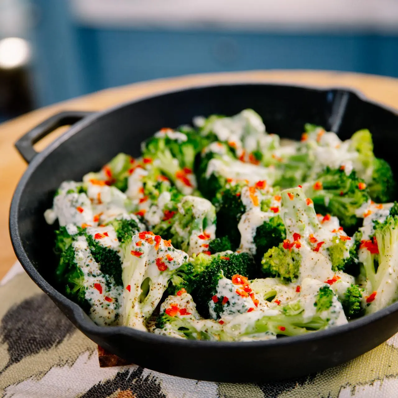 broccoli with blue cheese dressing Bacon and Blue Broccoli Salad