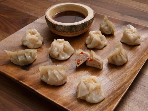Shrimp Shumai and Pork Pot Stickers with Dipping Sauce