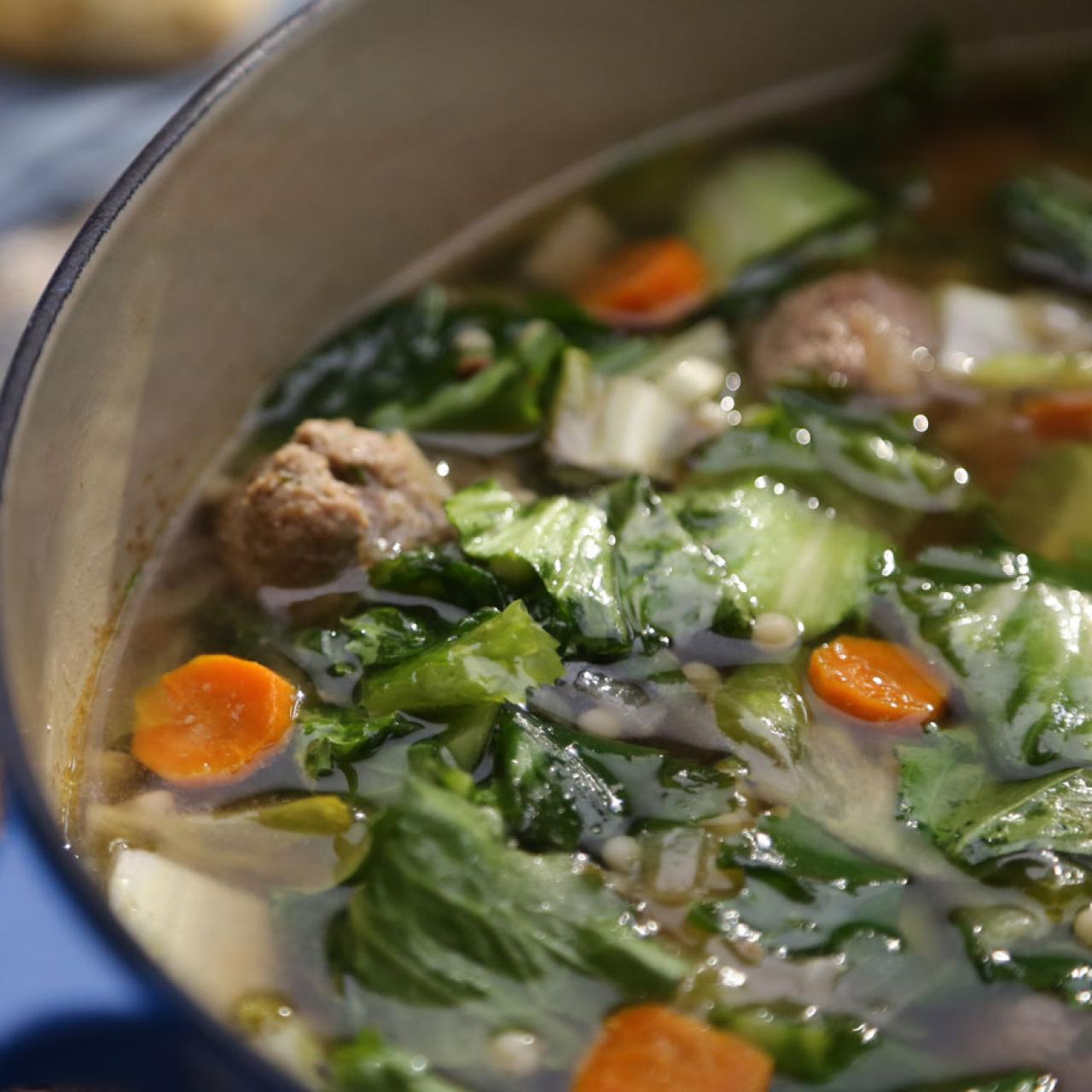 Valerie Bertinelli's Low-Carb Italian Wedding Soup Recipe