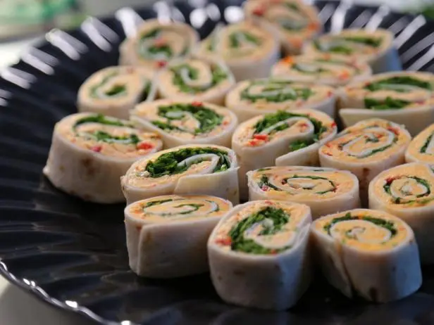 Pimiento Cheese Pinwheels Recipe | Valerie Bertinelli | Food Network