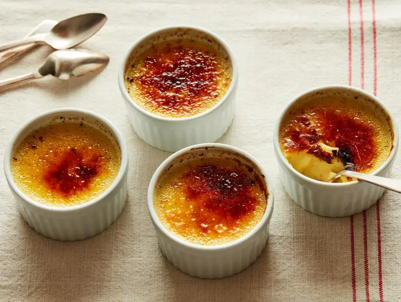 Food Network Kitchen’s Instant Pot Vanilla Bean Creme Brulee.