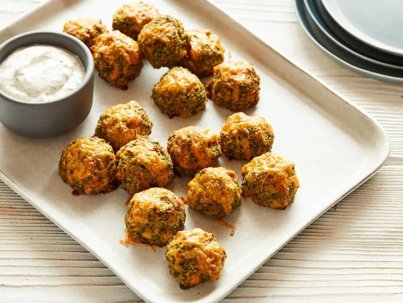Food Network Kitchen’s Keto Broccoli Cheese Bites.