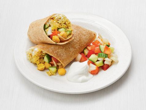 Curried Chickpea Burritos