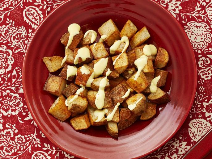 Patatas Bravas with Saffron Aïoli Recipe Food Network Kitchen Food