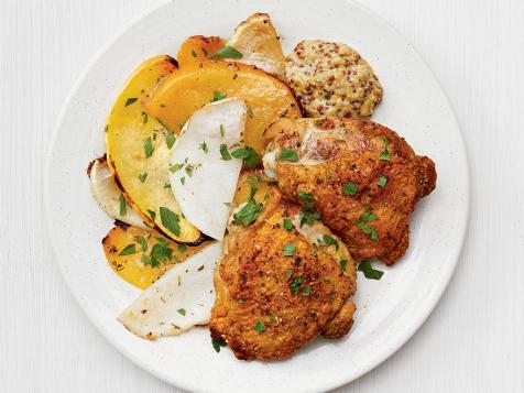 Roasted Chicken Thighs with Root Vegetables