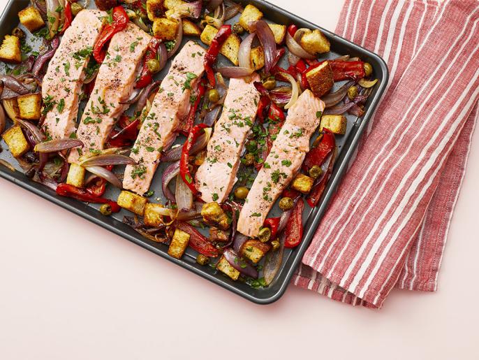 Spanish Baked Salmon Recipe Ree Drummond Food Network