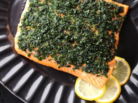 Herb-Roasted Salmon with Tomato-Avocado Salsa