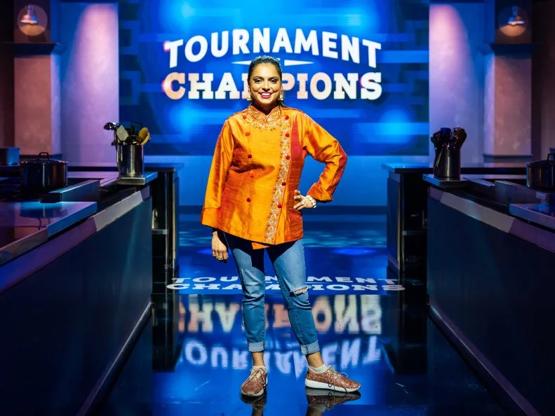 Competitor Maneet Chauhan, as seen on Tournament of Champions, Season 1.