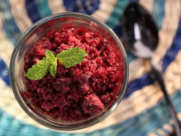 Blueberry Granita Recipe | Valerie Bertinelli | Food Network