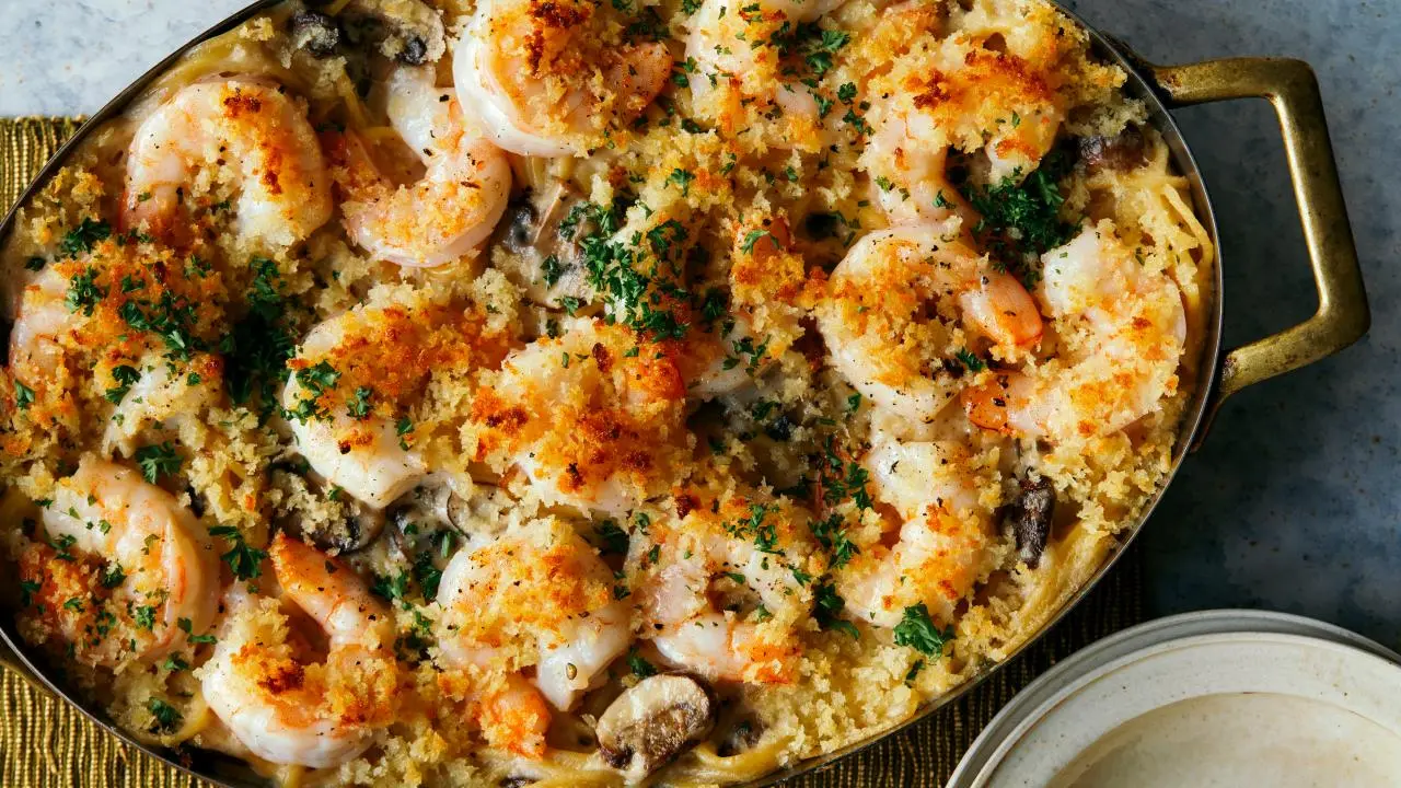 Shrimp Scampi Tetrazzini