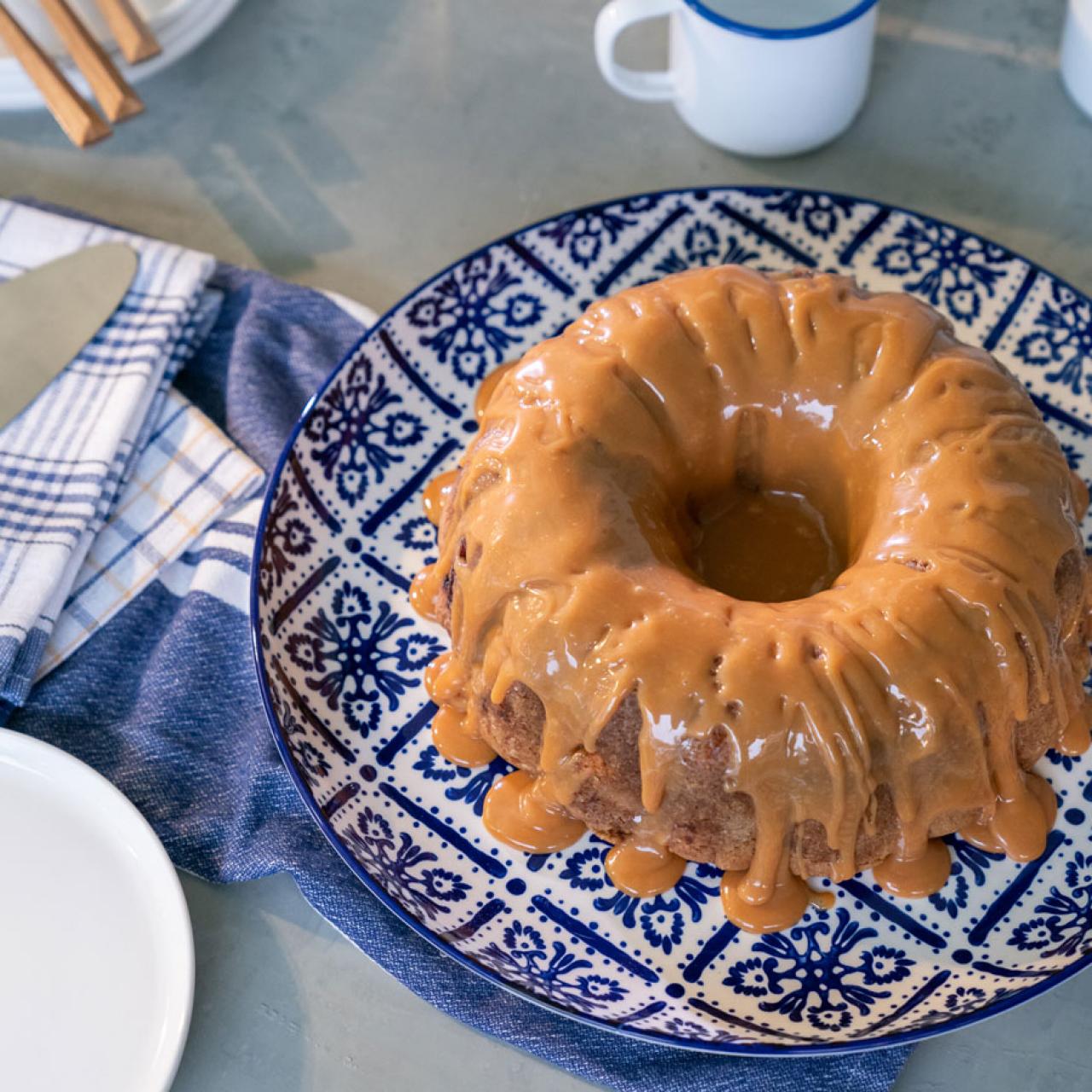 Homemade Caramel Apple Cake Perfect for Fall Baking - XO, Katie Rosario