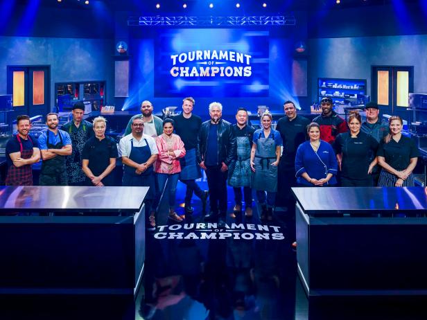 The Food Network Tournament of Champions 2021 chefs image