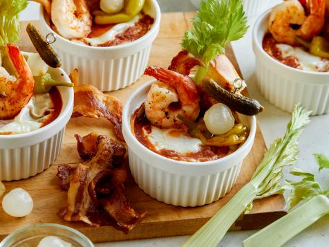 Bloody Mary Egg Bake