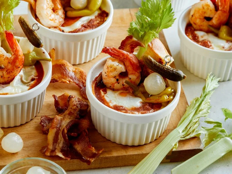 Bloody Mary Egg Bake