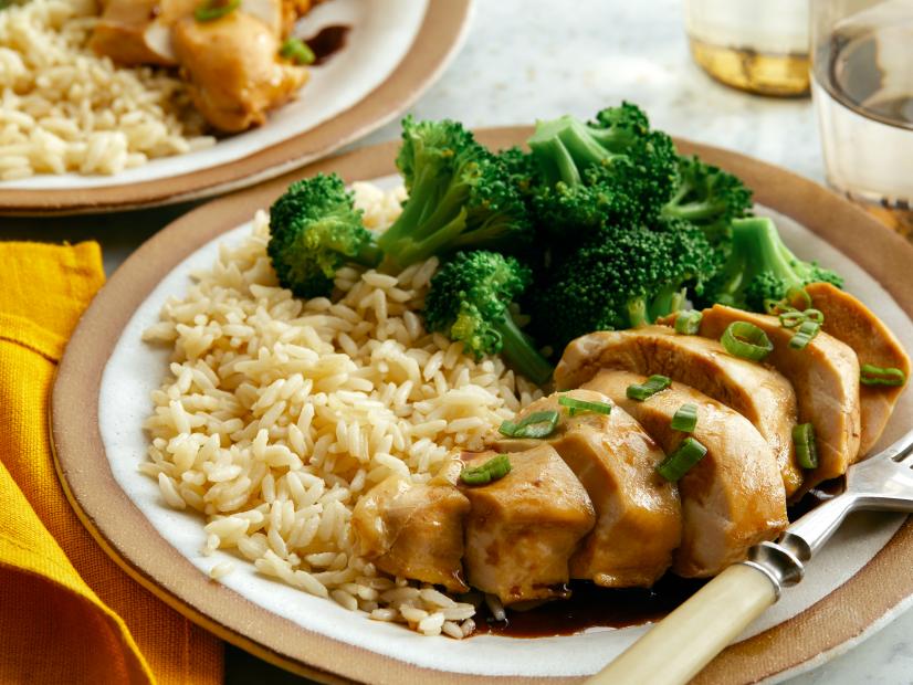 Instant Pot Teriyaki Frozen Chicken with Rice and Broccoli